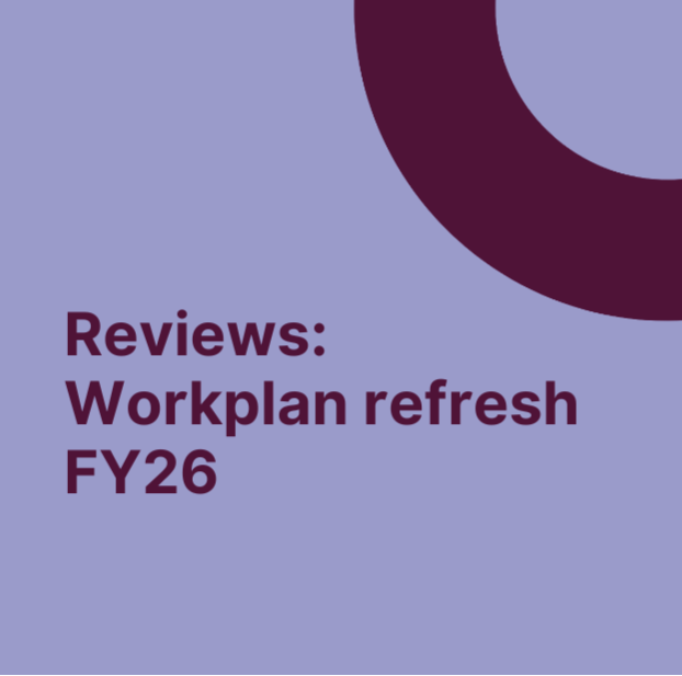Workplan refresh FY26